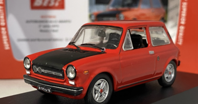 Autobianchi - A112 Abarth II Series 1973 - Rouge Noir BEST 1/43