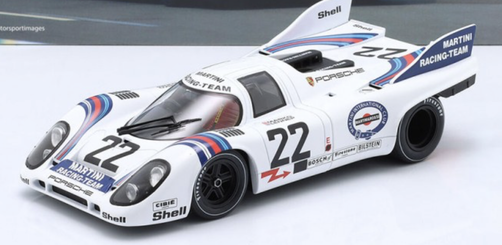 Porsche 917K 4.9L 22 Winner 24 Heures du Mans 1971 WERK 1/18