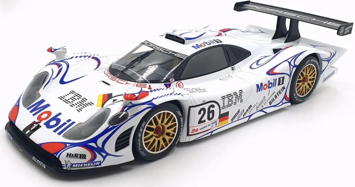 Porsche 911 GT1 Le Mans 1998 Winner #26 Aiello WERK 1/12