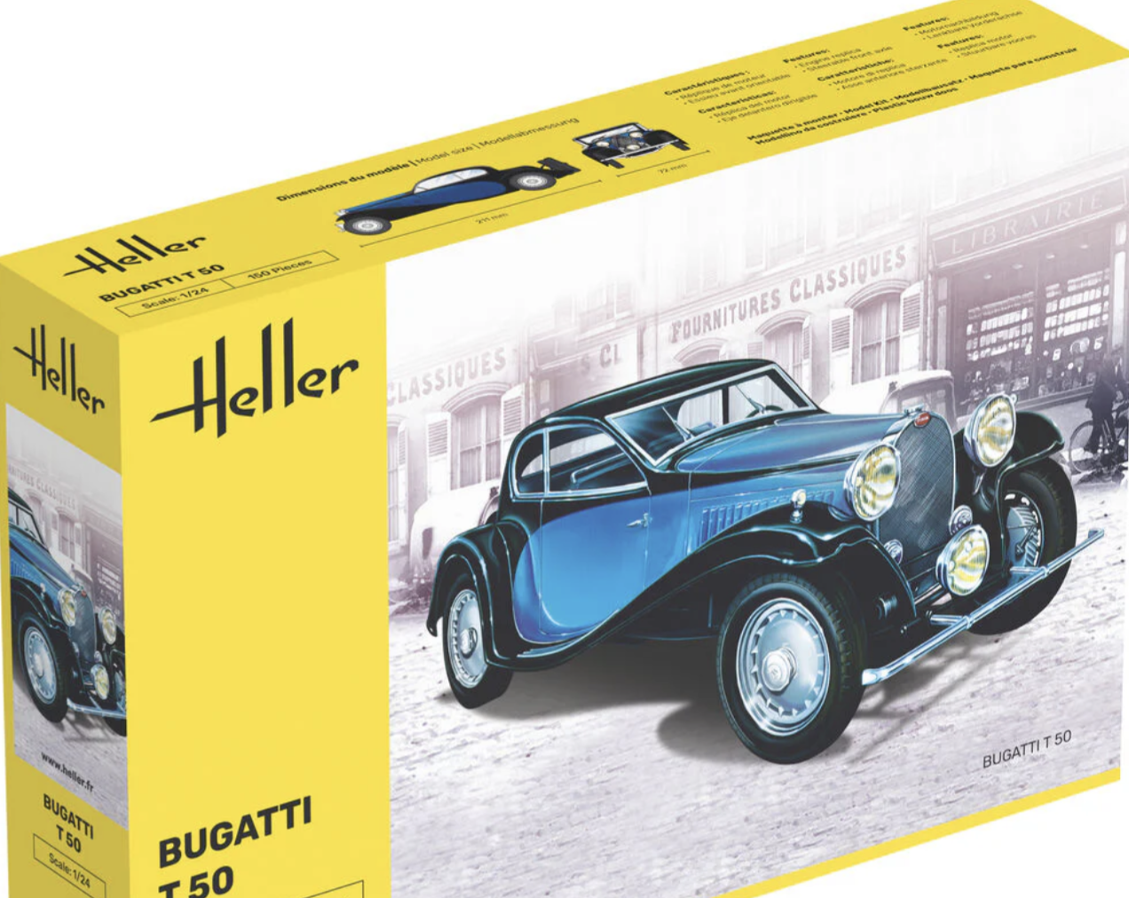 BUGATTI T 50 HELLER 1/24