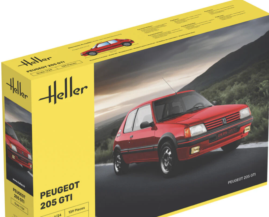 PEUGEOT 205 GTI HELLER 1/24