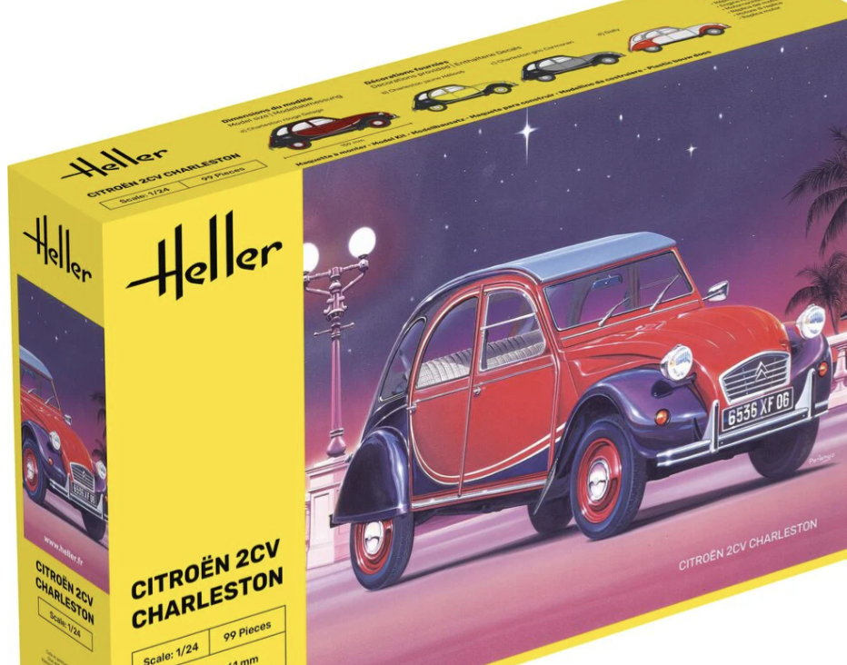 CITROEN 2CV CHARLESTON HELLER 1/24