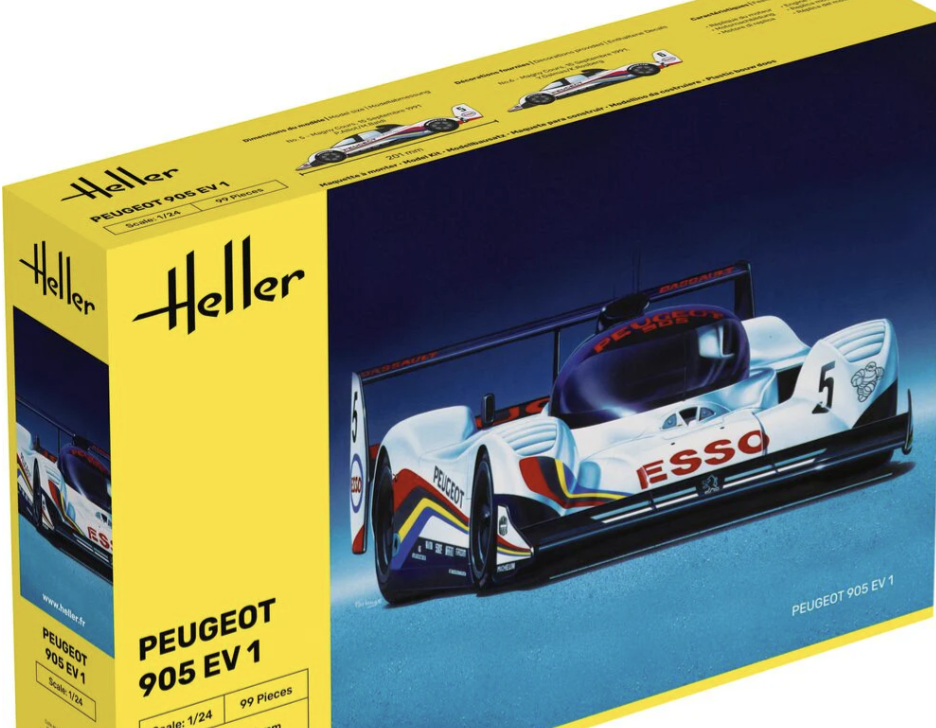 PEUGEOT 905 EV 1  HELLER 1/24