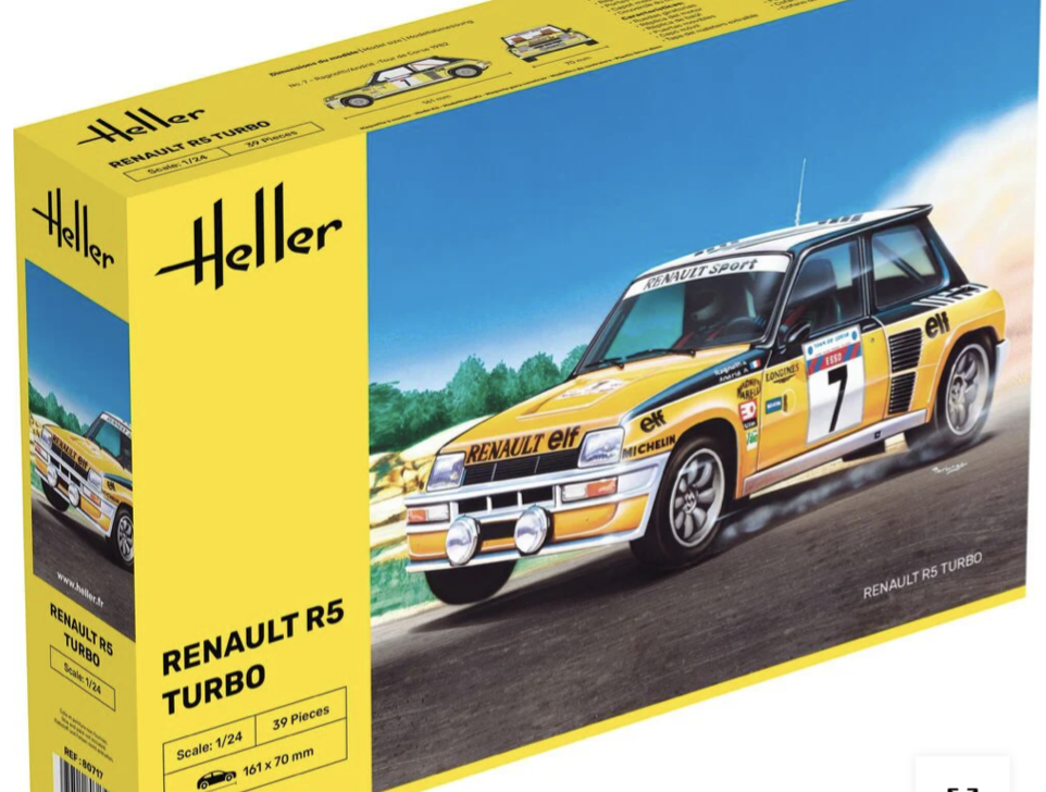 RENAULT R5 TURBO HELLER 1/24