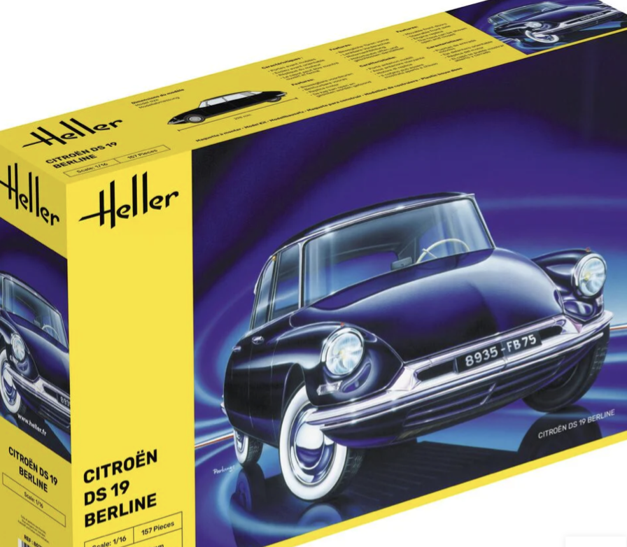 CITROEN DS 19 HELLER 1/24