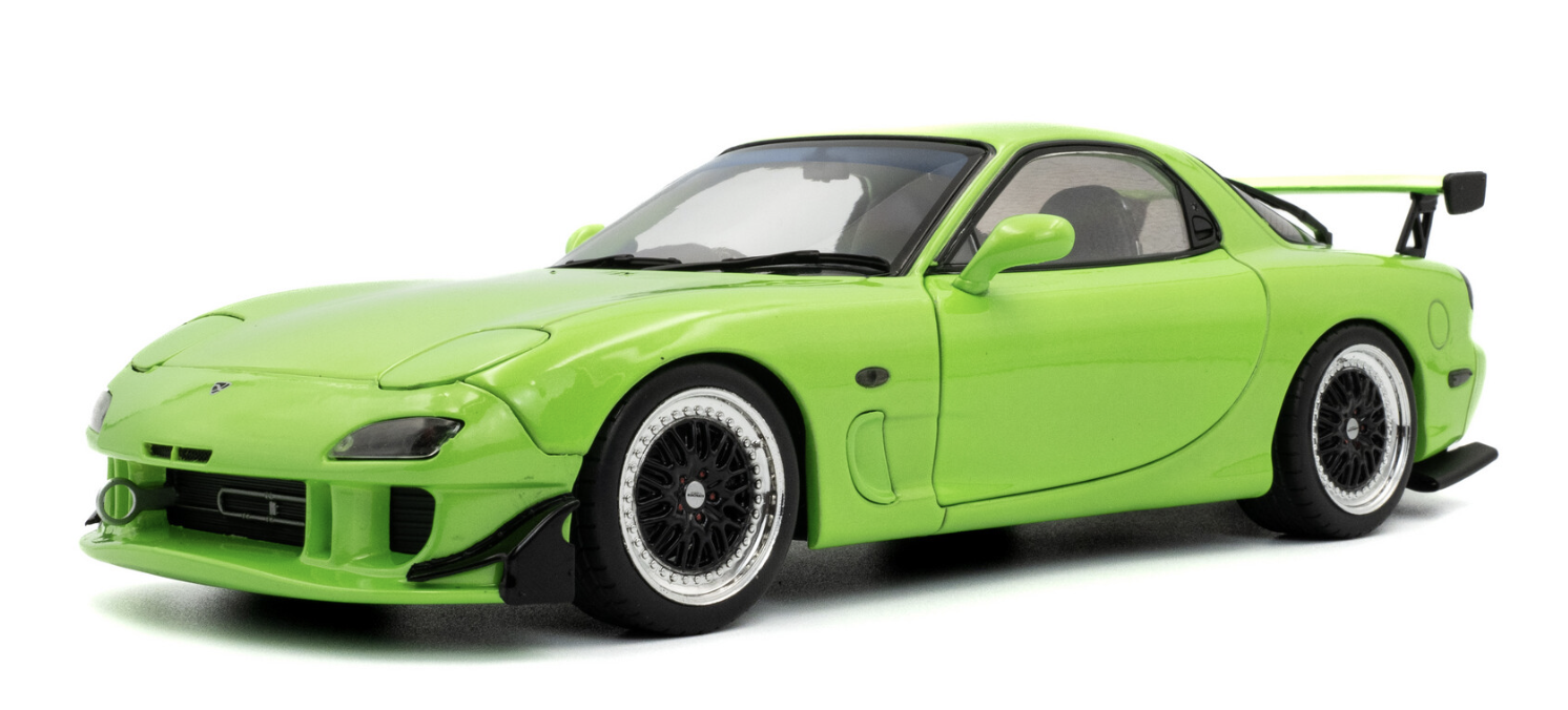 MAZDA RX7 FD3RS SOLIDO WORKS NEON GREEN 1999 SOLIDO 1/18