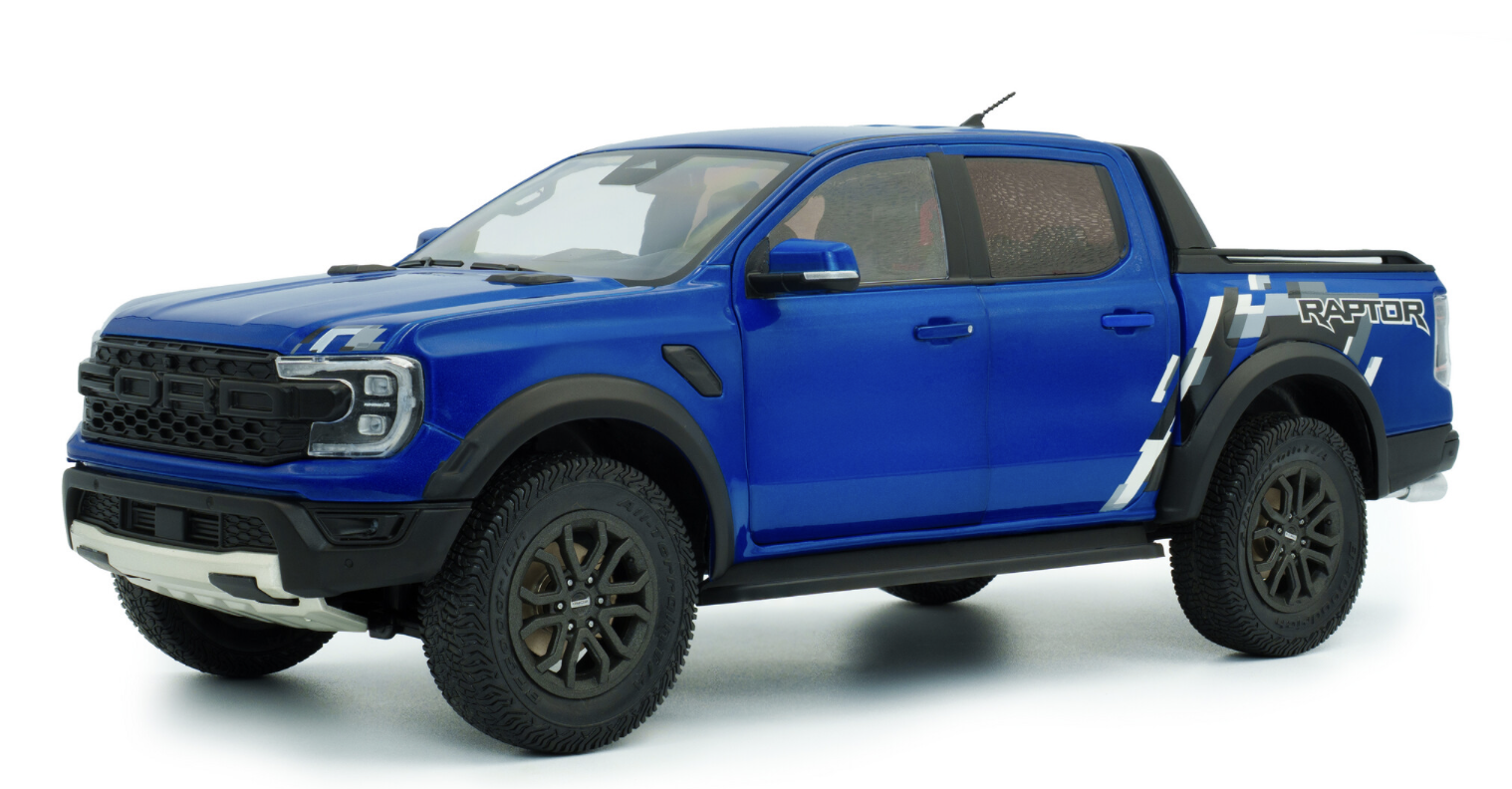 FORD RANGER RAPTOR – BLUE LIGHTNING – 2024 SOLIDO 1/18