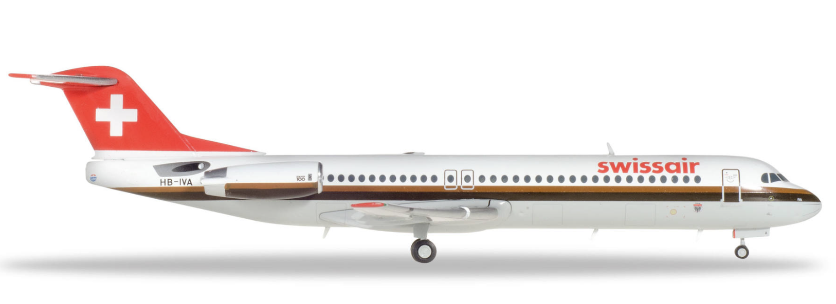 Swissair Fokker 100 HERPA 1/200