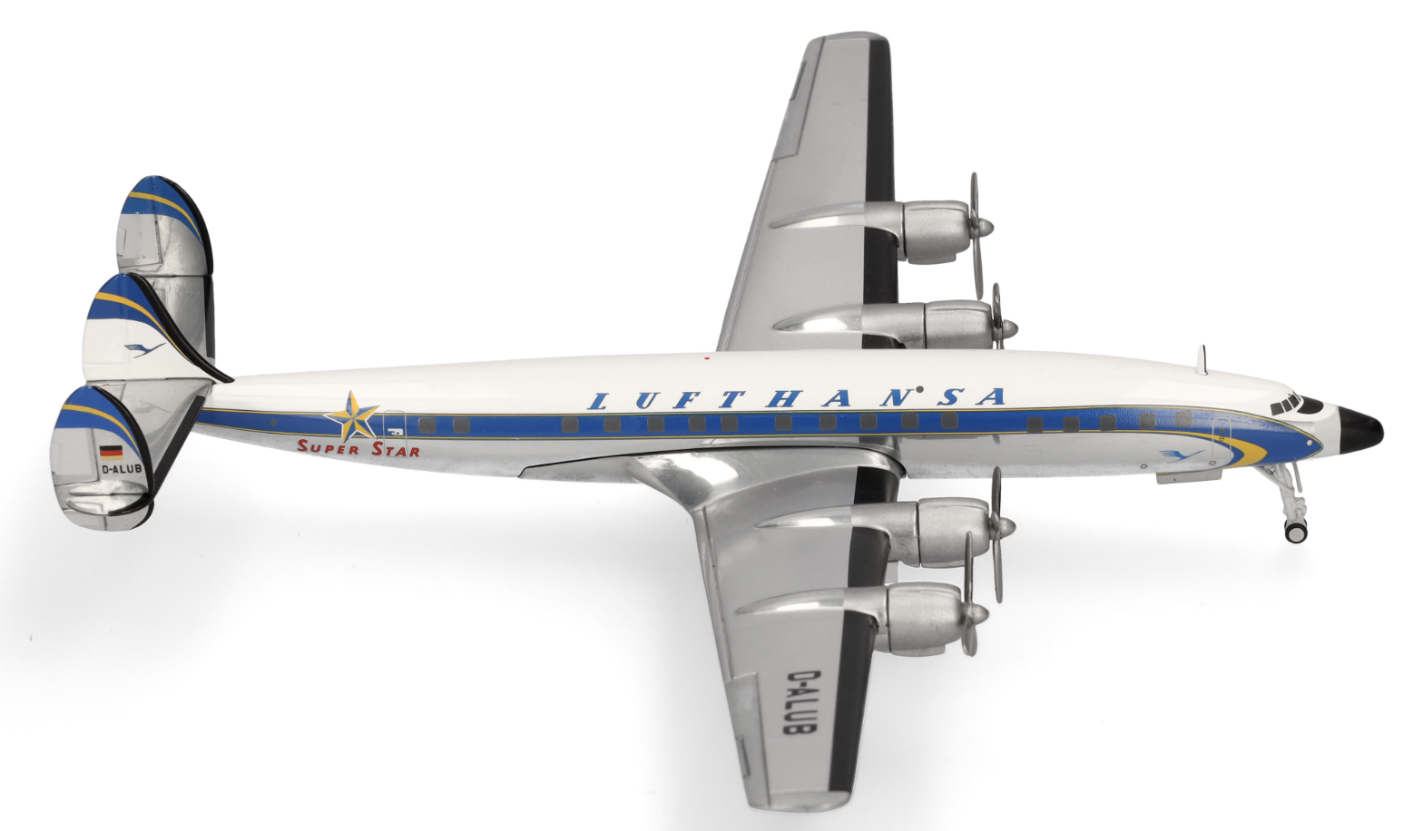 Lufthansa Lockheed L-1649A Super Star - delivery color scheme HERPA 1/200
