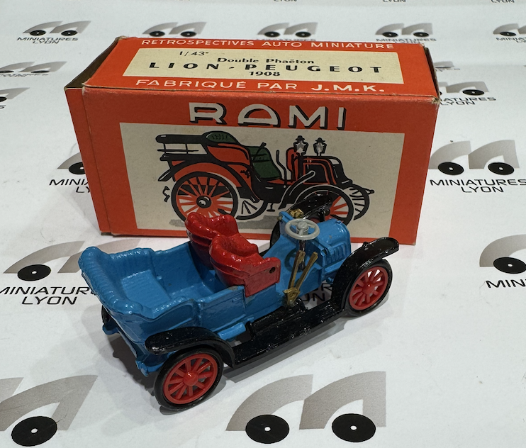 PEUGEOT LION DOUBLE PHAËTON 1908 RAMI 1/43°