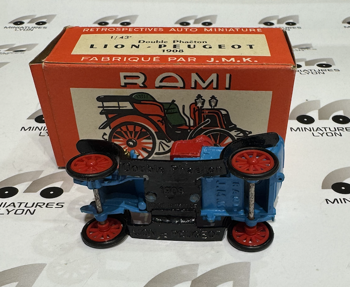PEUGEOT LION DOUBLE PHAËTON 1908 RAMI 1/43°