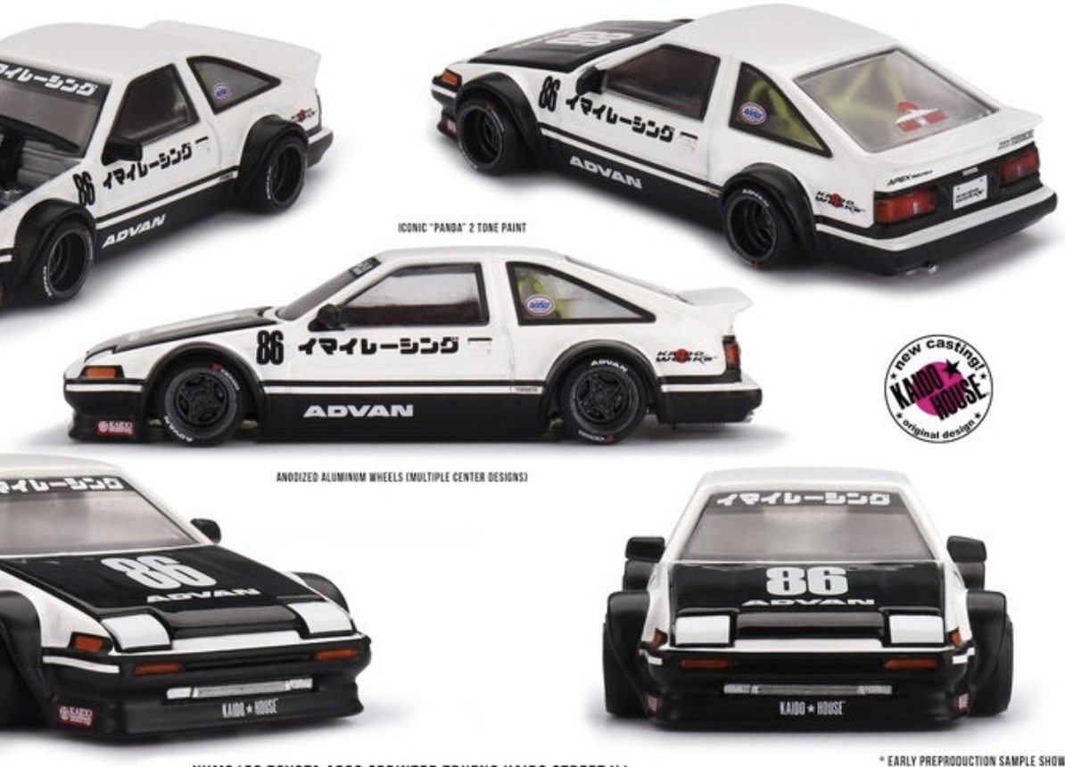 TOYOTA Sprinter Trueno (AE86) Kaido Works IMAI Racing V1 1983 KAIDO 1/64