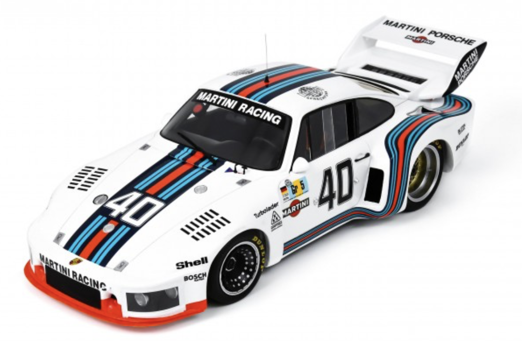 PORSCHE 935 Martini N°40 4ème 24H Le Mans 1976 (1er Cat) SPARK 1/18