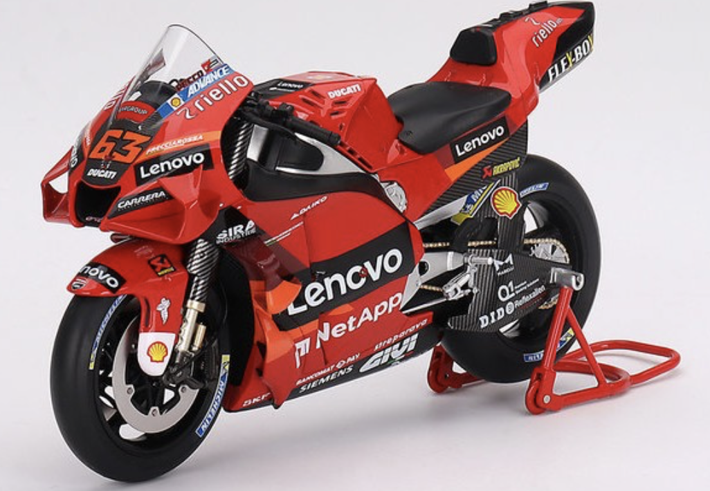 DUCATI Desmosedici GP22 N°63 2022 Francesco Bagnaia TSM 1/12