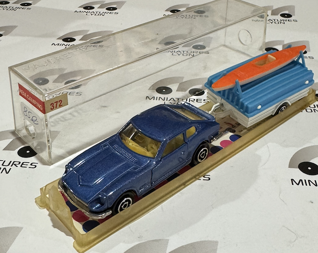 DATSUN 260 Z + REM CAMPING MAJORETTE 1/66
