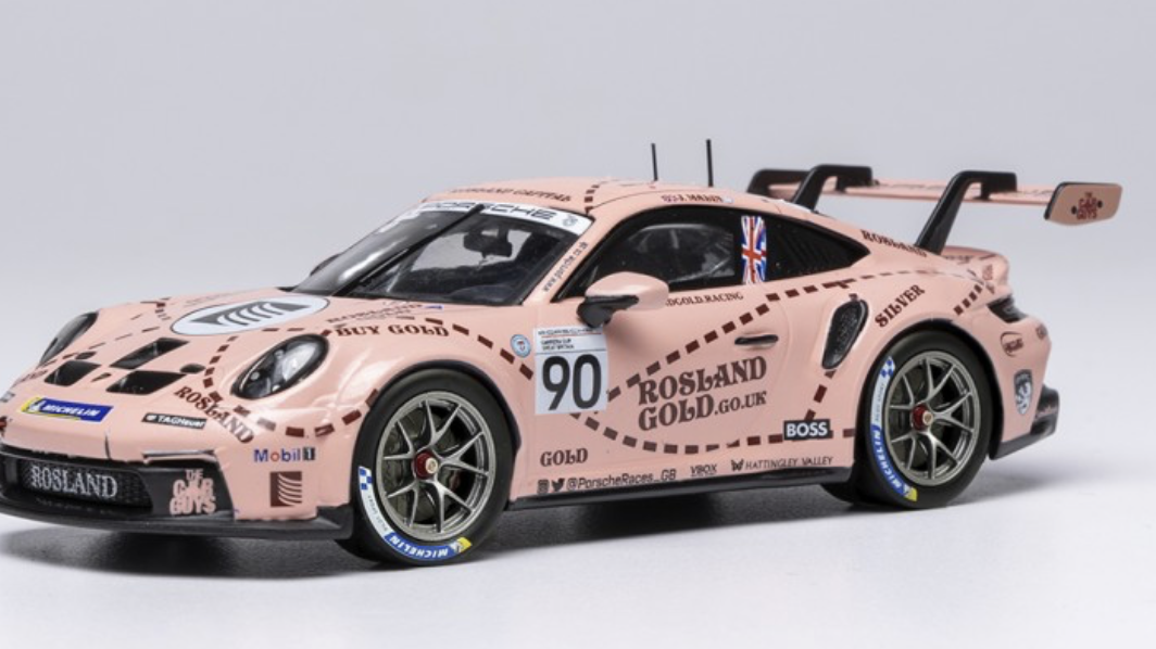 Porsche 911 GT3 Cup 992 90 Porsche Cup Brands Hatch 2023 J. Malin IXO 1/43