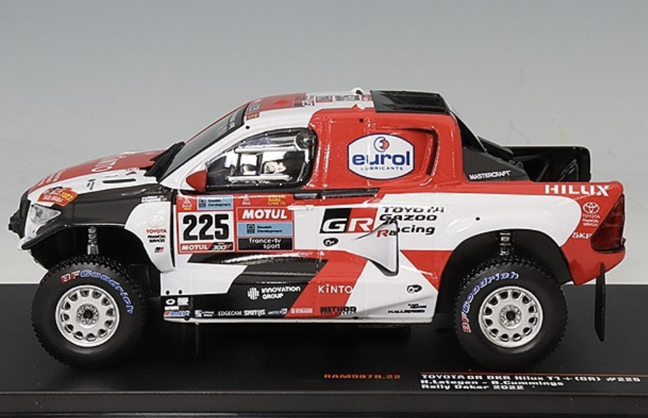 Toyota GR DKR Hilux Evo T1+ 225 Rallye Dakar 2022 H.Lategan - B.Cummings IXO 1/43