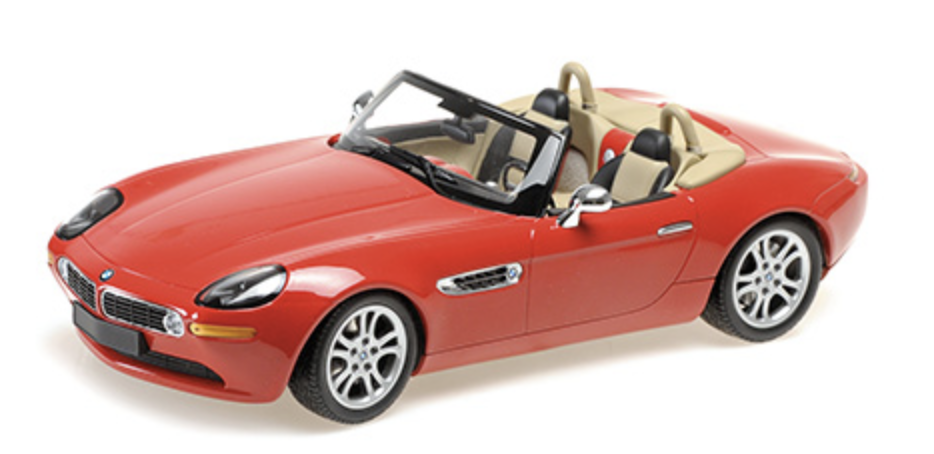 BMW Z8 ROADSTER – 2000 – ROUGE MINICHAMPS 1/18