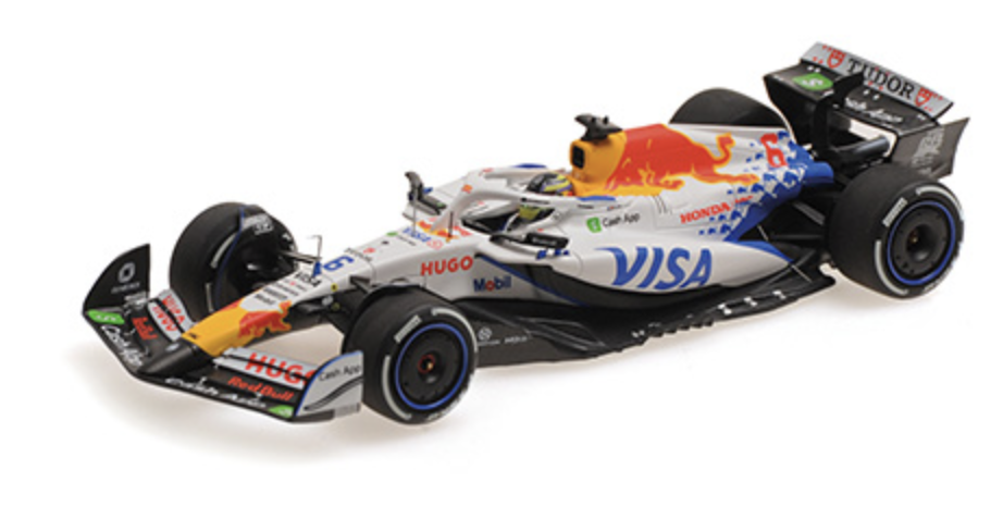 VISA CASH RB FORMULA ONE TEAM VCARB 02 – ISACK HADJAR – CHINA GP 2025 MINICHAMPS 1/43