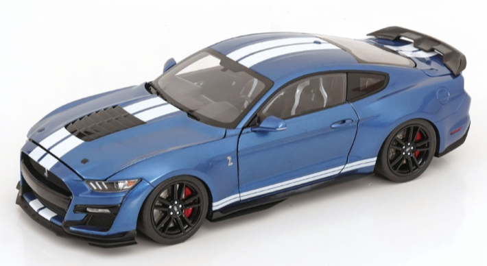 Ford Mustang Shelby GT500 2022 BLEU IXO 1/18