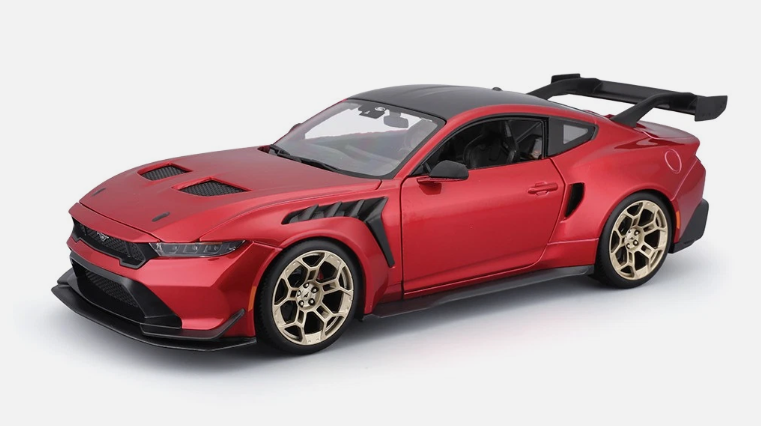 FORD MUSTANG GTD 2025 ROUGE MAISTO 1/18°