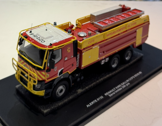 RENAULT K 6X4 CCFS GALLIN SDIS "95 - VAL D'OISE" ALERTE 1/43