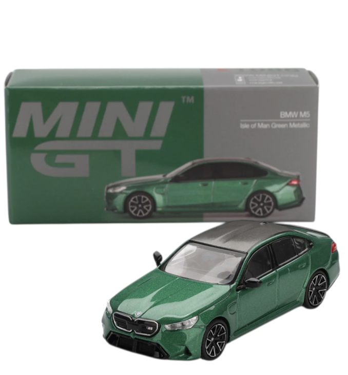 BMW M5 Isle of Man Green Metallic MiniGT 1/64°