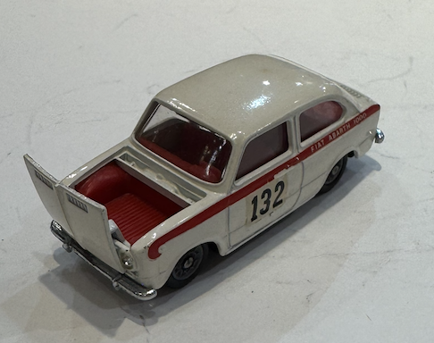 FIAT 850 BLANC MERCURY 1/43°