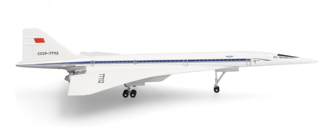 Aeroflot Tupolev TU-144D - Technik-Museum Sinsheim herpa 1/400