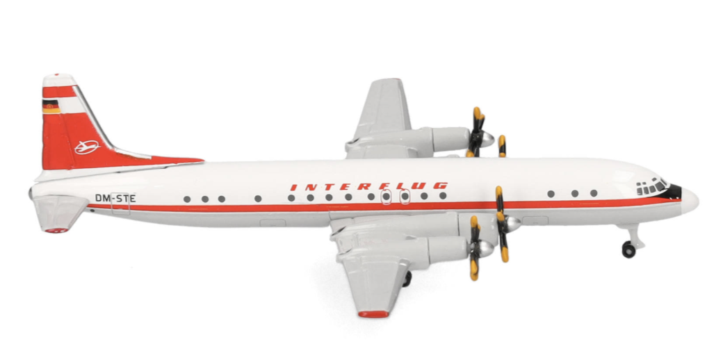 Interflug Ilyushin IL-18 herpa 1/500