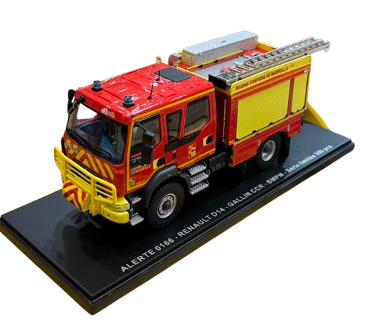 RENAULT D14 GALLIN CCR BMPM ALERTE 1/43