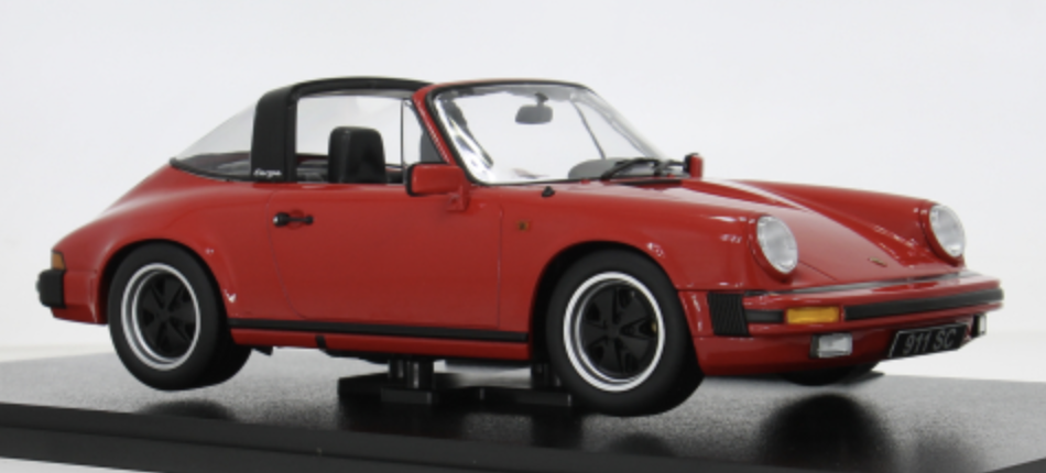 Porsche 911 SC Targa 1983 rouge KK SCALE 1/18