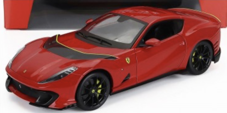 Ferrari 812 Competition 2021 ROUGE BURAGO 1/18