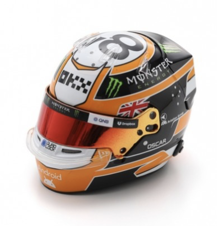 CASQUE Oscar Piastri - McLaren Formula 1 Team - GP Monaco 2025 spark 1/5