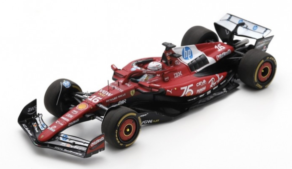 FERRARI SF-25 2ème GP Monaco 2025 – Charles Leclerc LOOKSMART 1/43