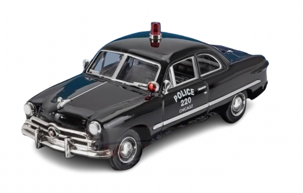Ford Usa 1949 Chicago Police 1949 noir GREENLIGHT 1/43
