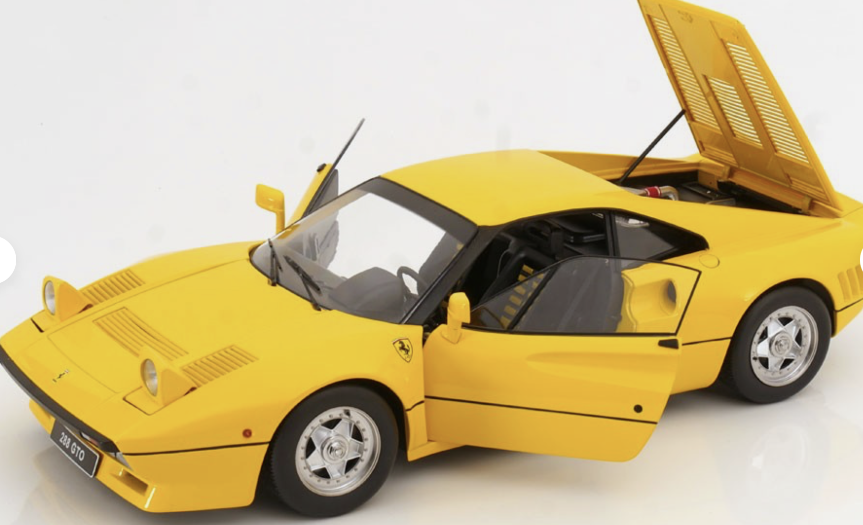 FERRARI 288 GTO JAUNE 1984 KK SCALE 1/12