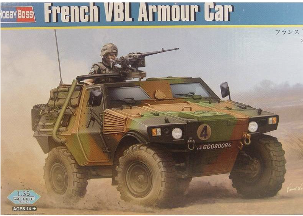 French VBL Armour Car hobby boss 1/35