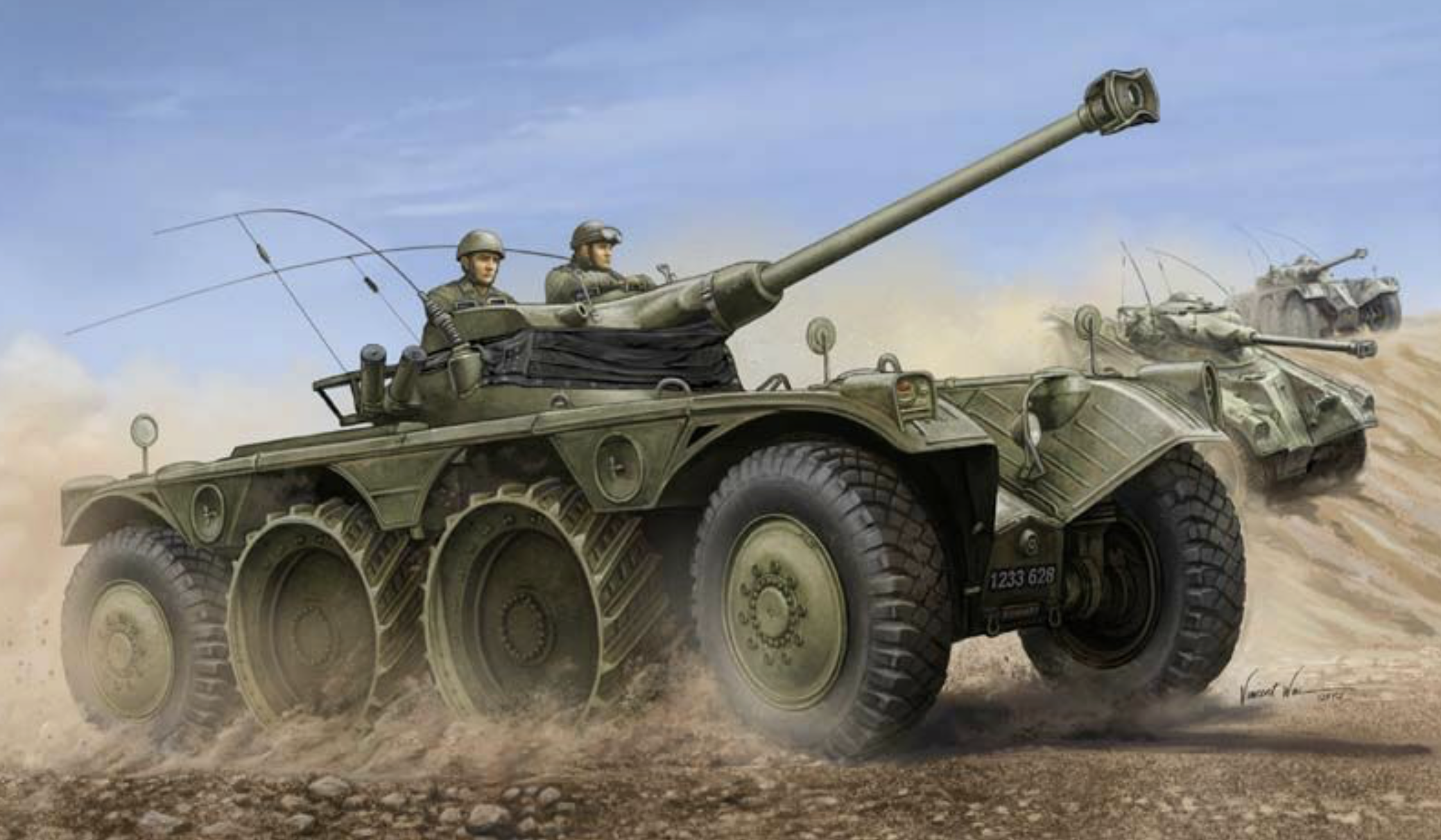 Véhicule De Reconnaissance À Roues Français EBR-11 hobby boss 1/35