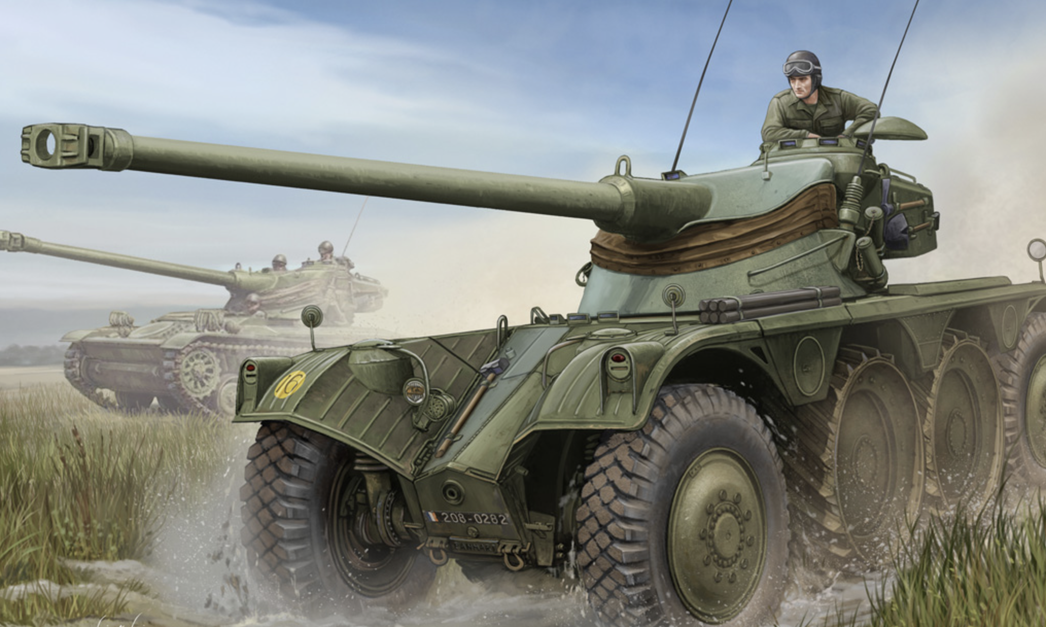 EBR-10 French Wheeled Reconnaissance Vehicle hobby boss 1/35