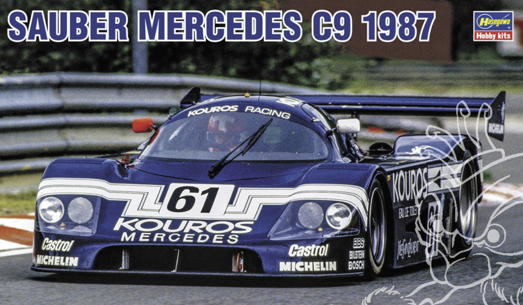 SAUBER MERCEDES HASEGAWA 1/24