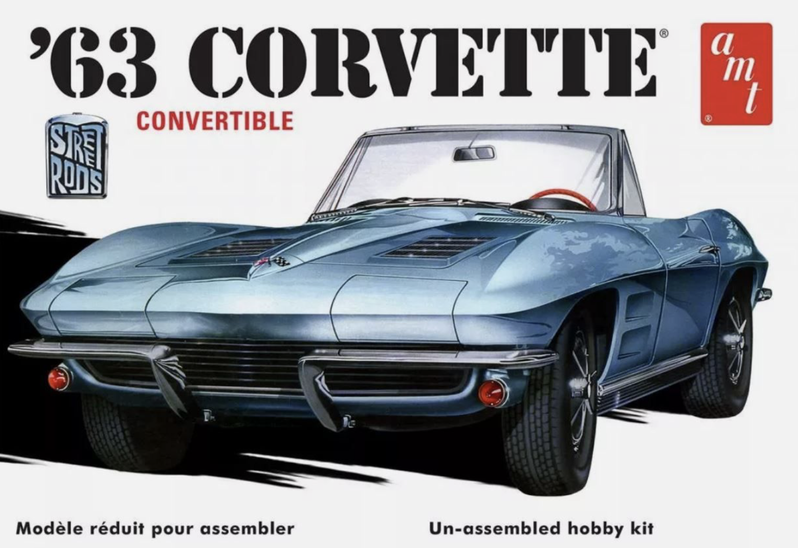 Corvette Cabriolet 1963 AMT 1/25