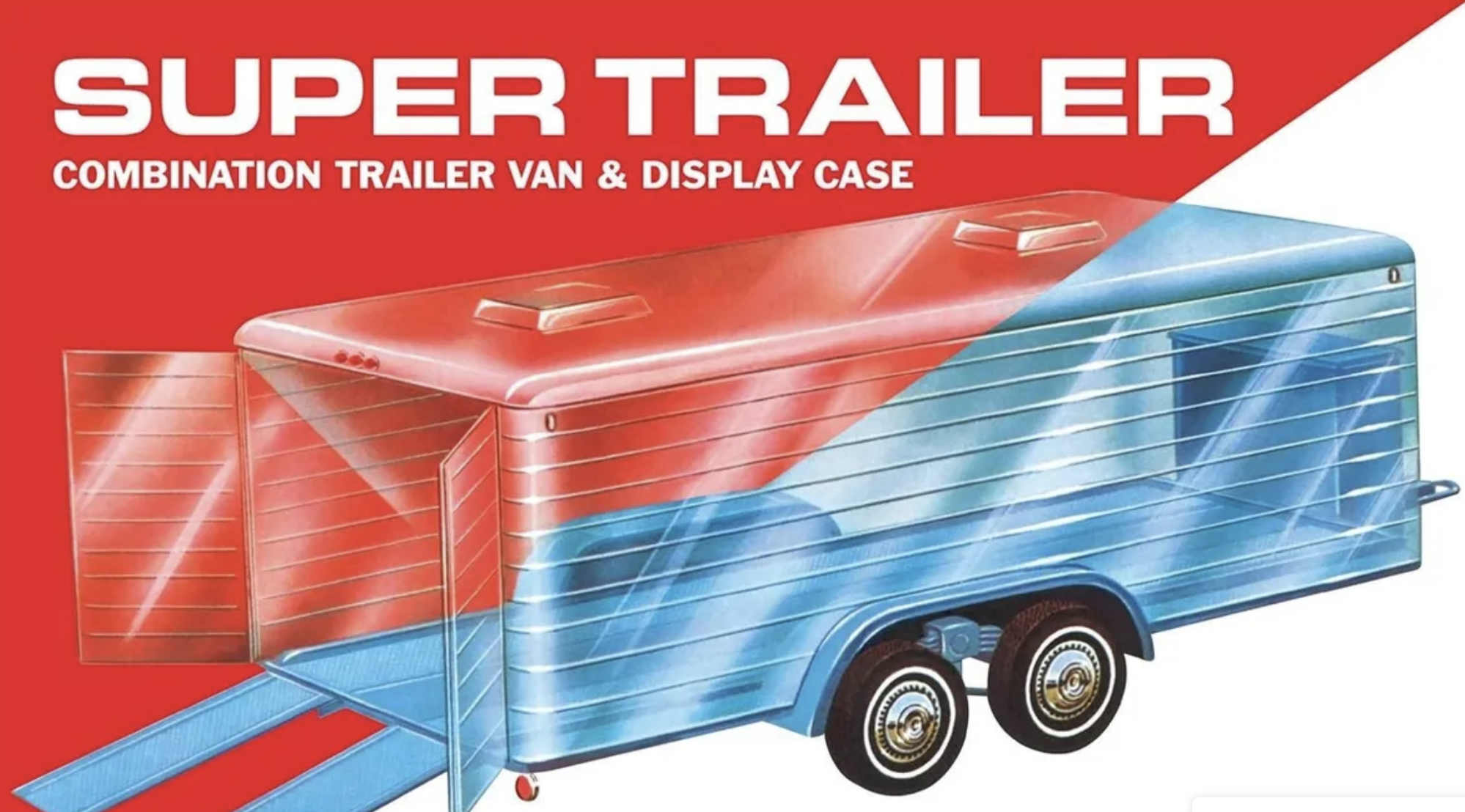 Super Display Case Trailer AMT 1/25