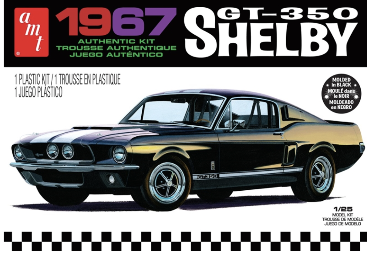 Ford Shelby GT350 1967 AMT 1/25
