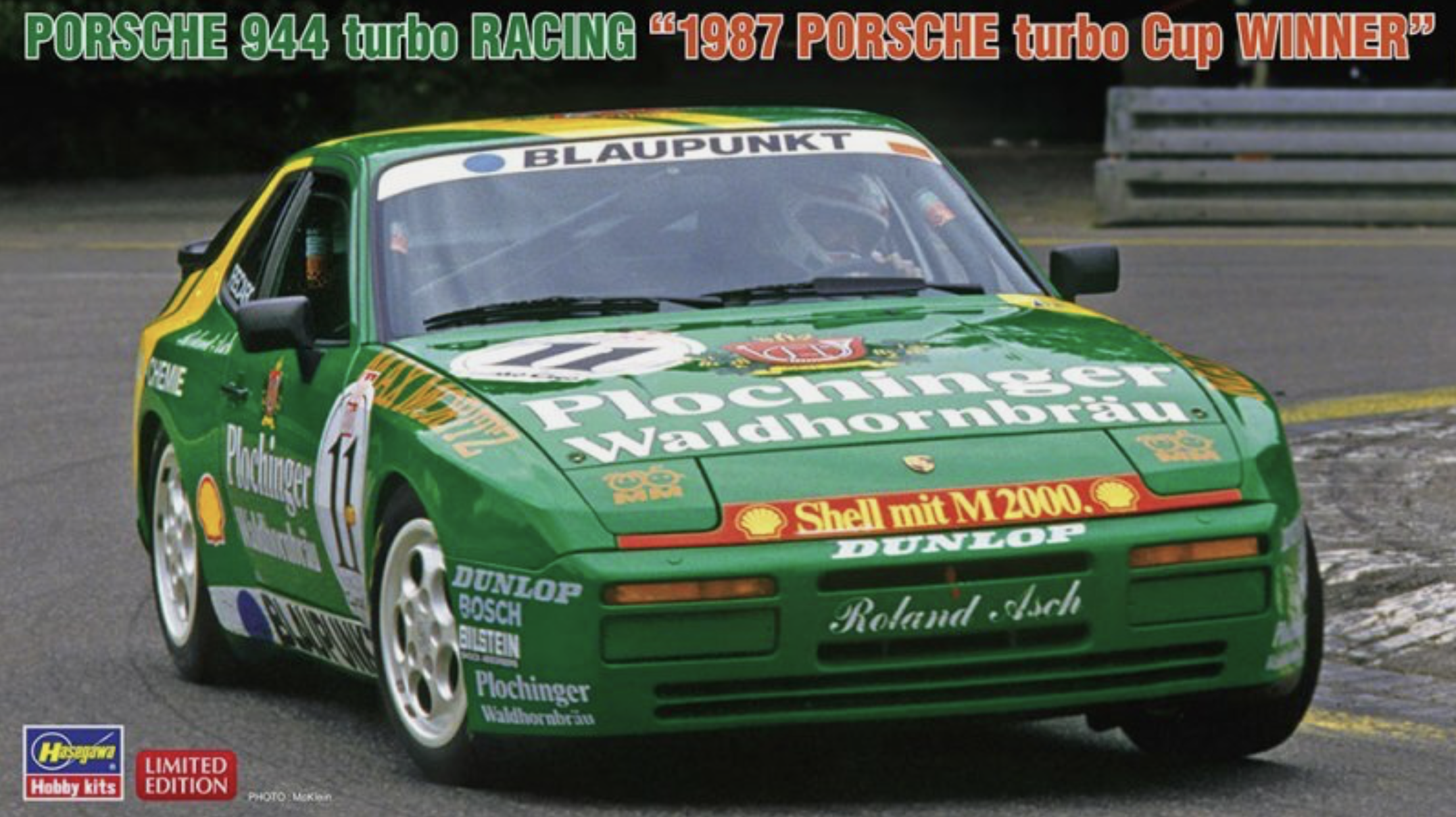 Porsche 944 Turbo Racing 1987 Coupe R.Asch Hasegawa 1/24