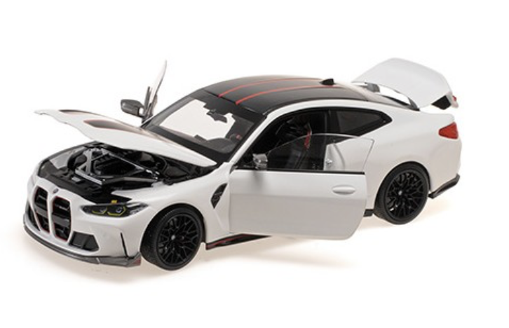 BMW M4 CSL 2022 Matt Grey Minichamps 1/18