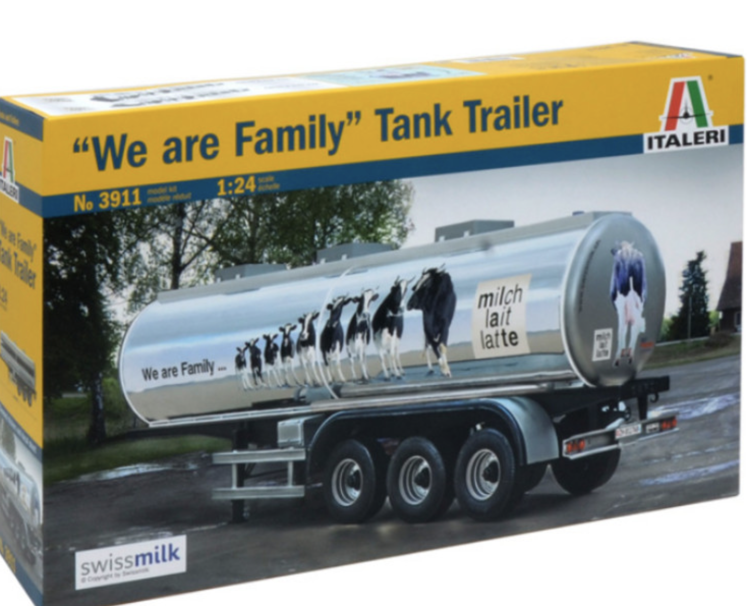 Remorque Citerne Transport De Lait - Échelle ITALERI 1/24