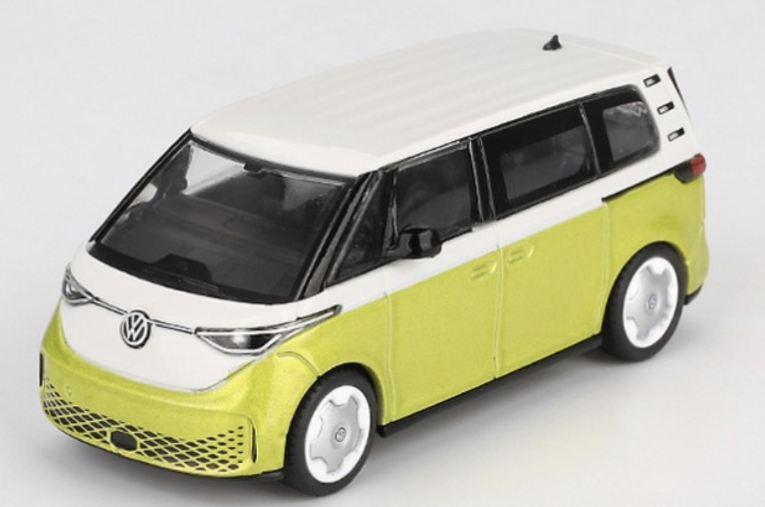 VOLKSWAGEN ID.BUZZ Candy White - Pomelo Yellow 2023 MINI GT 1/64