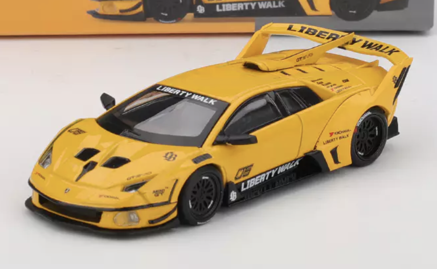 Lamborghini LB-Silhouette Works Murcielago GT Evo jaune MINI GT 1/64