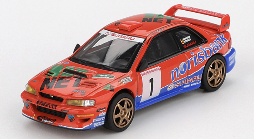 Subaru Impreza WRC97 #1 1999 DRM Champion MINI GT 1/64